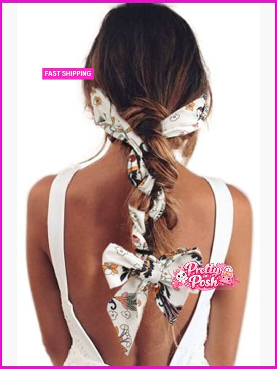 Chiffon Criss Cross Head Wraps, Twist Knotted Hairbands for Thick Hair main image 6